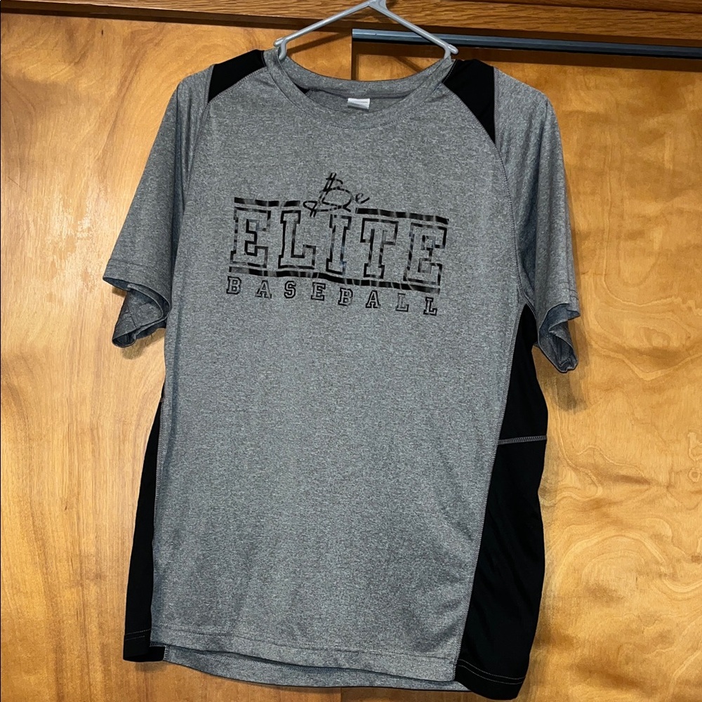 Gray and Black Men's Shirt